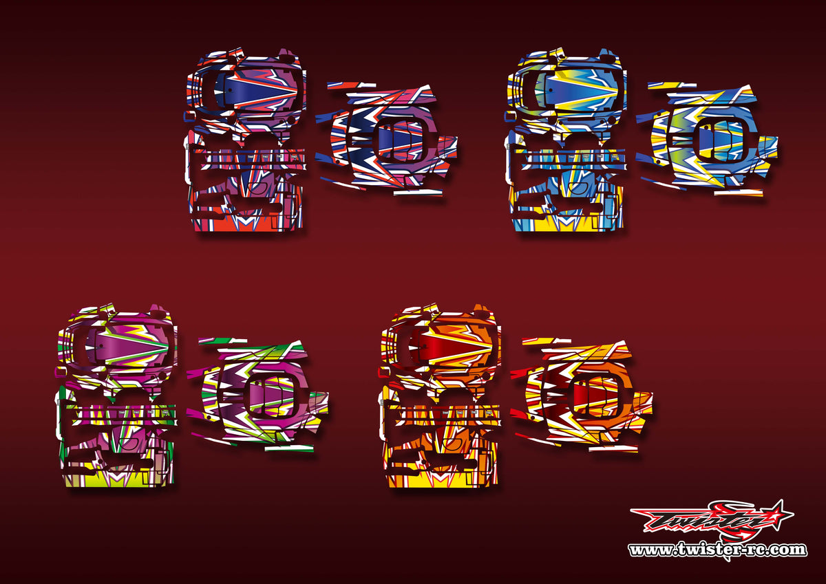 TR-M17-MA4 Sanwa M17 / M17SMetallic/Optical White Pattern