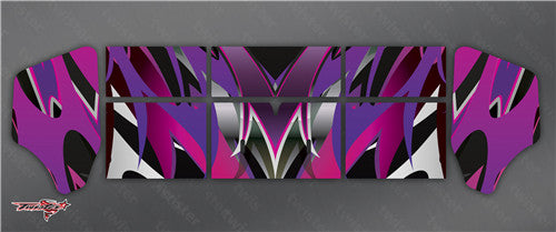 TR-M8W-MA2 Mugen MBX8 Wing Metallic/Optical White Pattern Wrap