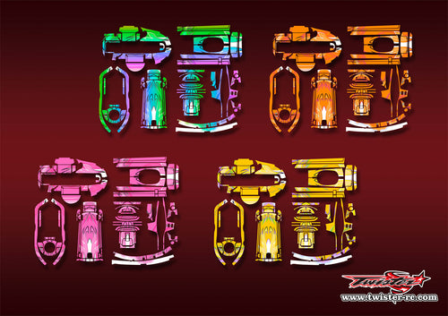 TR-T6PV-MA11  Futaba T6PV Metallic/Optical White Pattern Wrap ( Type A11 )4 Colors