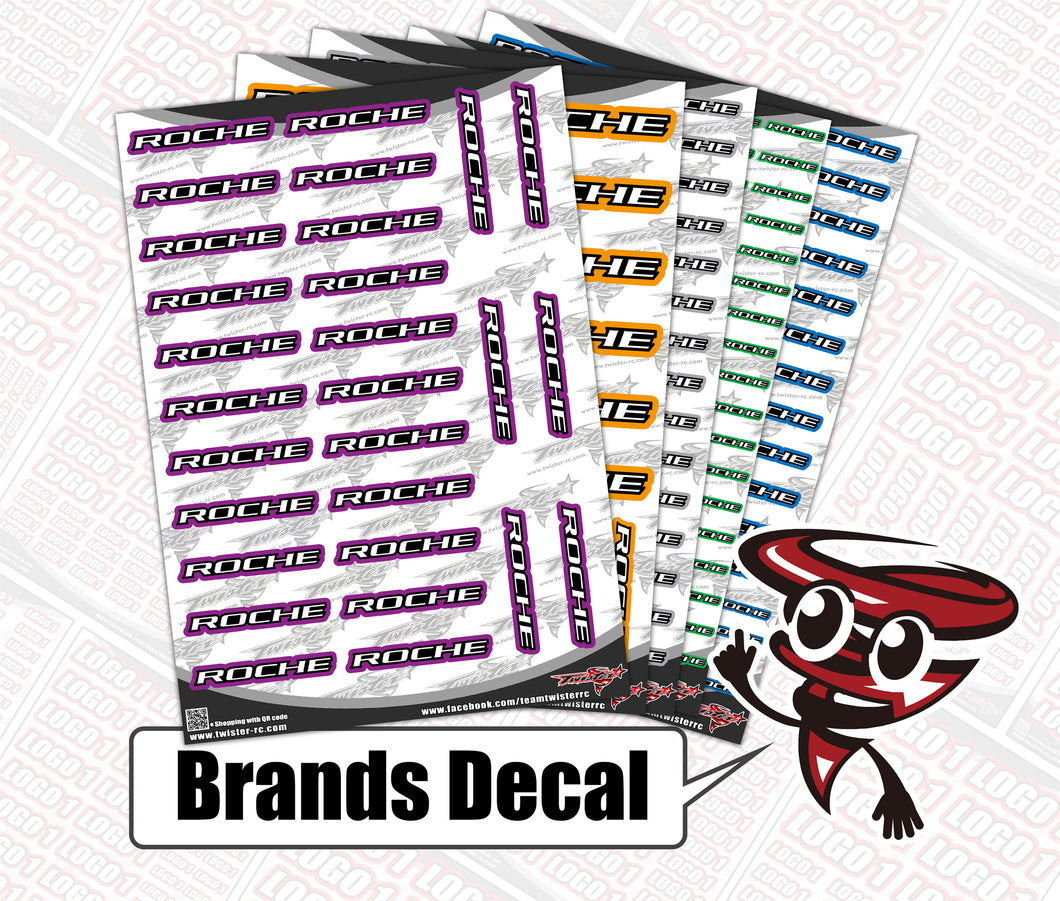 ROCHE  Brands Decal