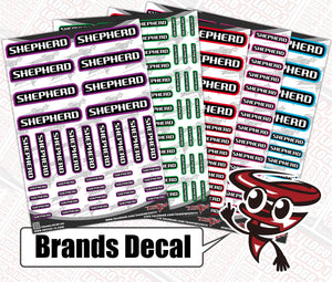 SHEPHERD   Brands Decal  (S16)