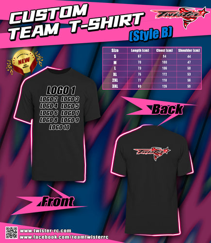 TR-TTS-B    Custom Team T-shirt (Style B)