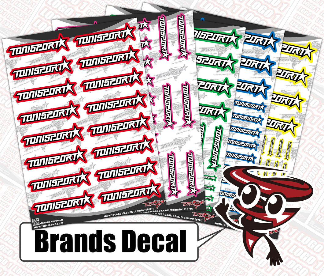 TONISPORT   Brands Decal