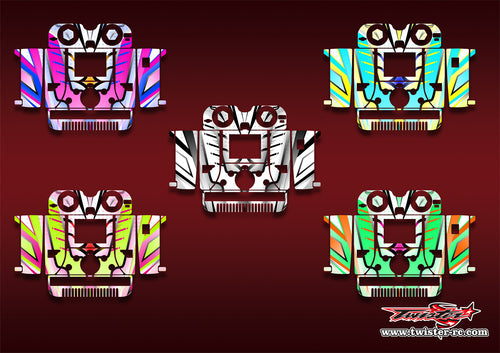 TR-406-MA21  iCharger 406DUO/308DUO Metallic/Optical White Pattern Wrap ( Type A21 ) 5 Colors