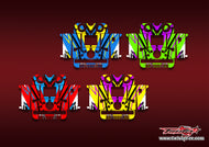 TR-406-MA23  iCharger 406DUO/308DUO Metallic/Optical White Pattern Wrap ( Type A23 ) 4 Colors