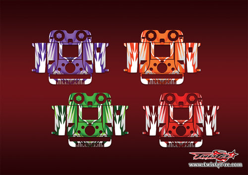 TR-406-MA5  iCharger 406DUO/308DUO Metallic/Optical White Pattern Wrap ( Type A5 )