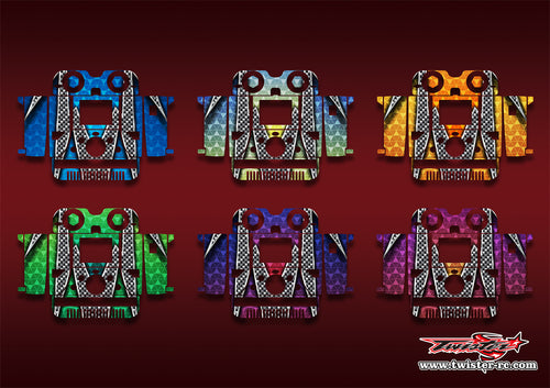 TR-456-MA3   iCharger 456DUO Metallic/Optical White Pattern Wrap ( Type A3 ) 6 Colors