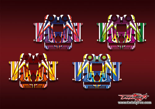 TR-456-MA4    iCharger 456DUO Metallic/Optical White Pattern Wrap ( Type A4 ) 4 colors