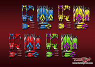 TR-4PL-MA23    Futaba 4PL Metallic/Optical White Pattern Wrap ( Type A23 ) 4 Colors