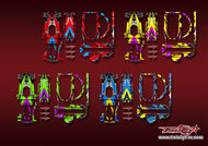 TR-4PV-MA23   Futaba 4PV Metallic/Optical White Pattern Wrap ( Type A23 ) 4 Colors