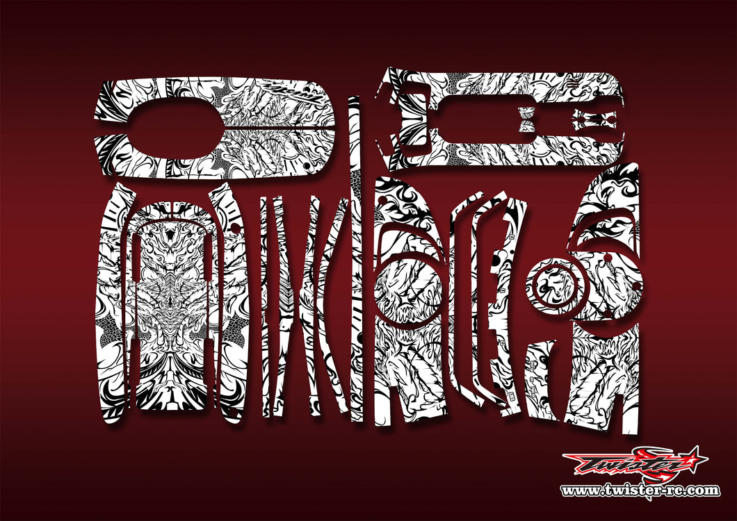 TR-4S-MT7   Hitec LYNX 4S Pattern Wrap ( Type MT7 )