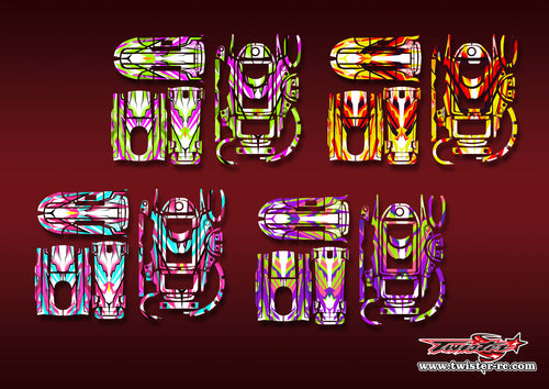 TR-7PX-MA22   Futaba 7PX Metallic/Optical White Pattern Wrap ( Type A22 ) 4 Colors
