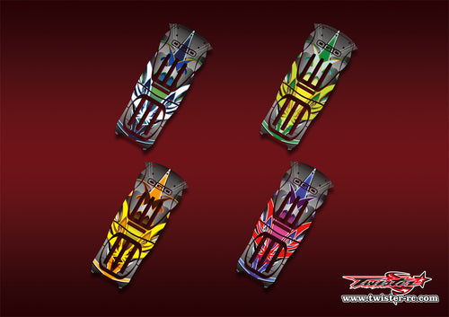 TR-9800-MA12   Ogio 9800 Gear Bag Metallic/Optical White Pattern Wrap ( Type A12 )4 Colors