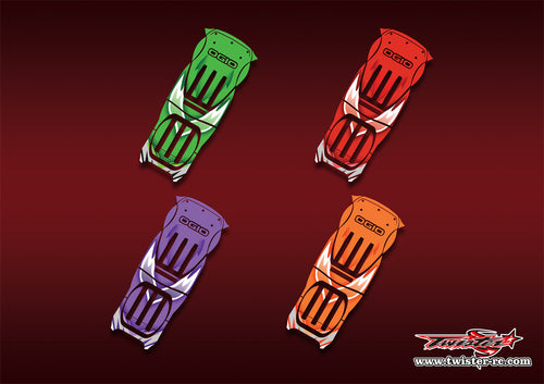 TR-9800-MA5   Ogio 9800 Gear Bag Metallic/Optical White Pattern Wrap ( Type A5 ) 4 Colors