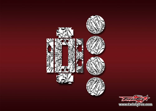 TR-AM174010-MT7  ARROWMAX AM-174010 Tyre Warmer Pattern Wrap ( Type MT7 )