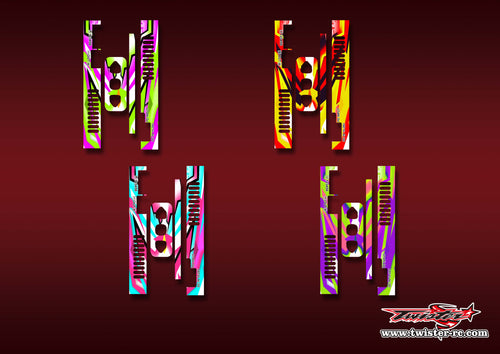 TR-B6neo-MA22    SKYRC B6neo Metallic/Optical White Pattern Wrap ( Type A22 ) 4 Colors