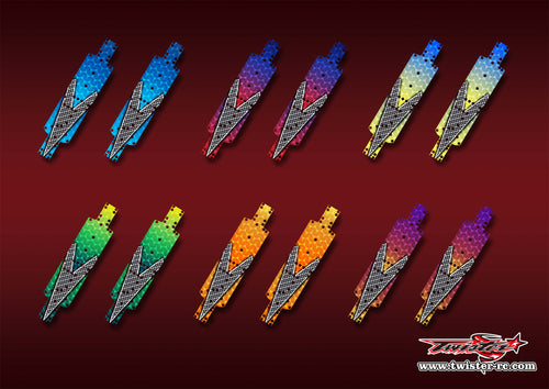 TR-B74.2CP-MA3   Team Associated RC10 B74.2 Chassis Protector Metallic/Optical White Pattern Wrap 2pcs.( Type A3 ) 6 Colors