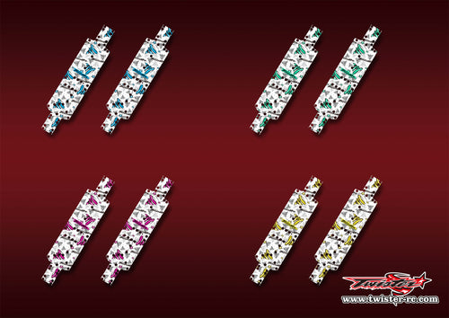 TR-B74.2CP-MT2    Team Associated RC10 B74.2 Chassis Protector Optical White Pattern Wrap 2pcs.( Type MT2 )4 Colors