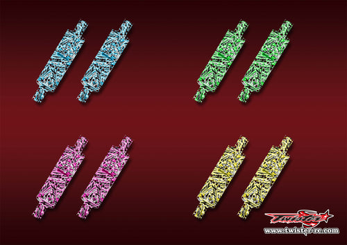 TR-B74.2CP-MT3    Team Associated RC10 B74.2 Chassis Protector Optical White Pattern Wrap 2pcs.( Type MT3 )4 Colors