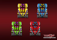 TR-BE-MA23     Beta Wing Metallic/Optical White Pattern Wrap ( Type A23 ) 4 Colors