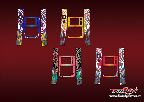 TR-C4EVO-MA14    ISDT C4 EVO Metallic/Optical White Pattern Wrap ( Type A14 )4 Colors