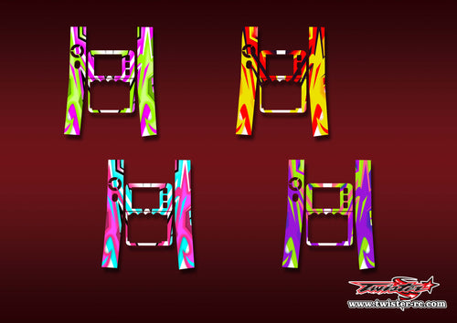 TR-C4EVO-MA22    ISDT C4 EVO Metallic/Optical White Pattern Wrap ( Type A22) 4 Colors