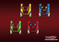 TR-C4EVO-MA23    ISDT C4 EVO Metallic/Optical White Pattern Wrap ( Type A23) 4 Colors