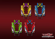 TR-CTXD2-MA23   Muchmore CTX-D2 Discharger Platinum Metallic/Optical White Pattern Wrap ( Type A23 ) 4 colors