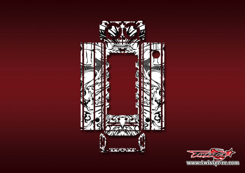 TR-CTXD2-MT7   Muchmore CTX-D2 Discharger Platinum Pattern Wrap ( Type MT7 )