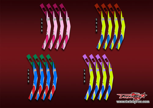 TR-CWS-MA10   SKYRC Corner Weight System Metallic/Optical White Pattern Wrap ( Type A10 ) 4 Colors