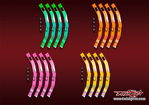 TR-CWS-MA11   SKYRC Corner Weight System Metallic/Optical White Pattern Wrap ( Type A11 )4 Colors