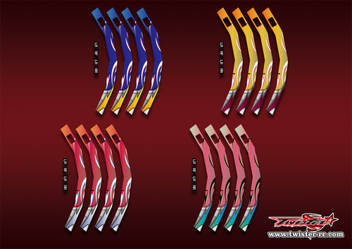 TR-CWS-MA14   SKYRC Corner Weight System Metallic/Optical White Pattern Wrap ( Type A14 )4 Colors