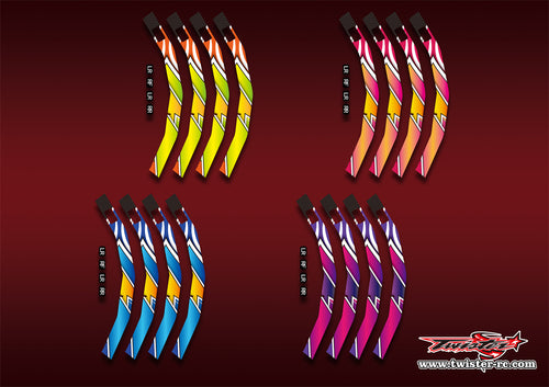 TR-CWS-MA15   SKYRC Corner Weight System Metallic/Optical White Pattern Wrap ( Type A15)4 Colors