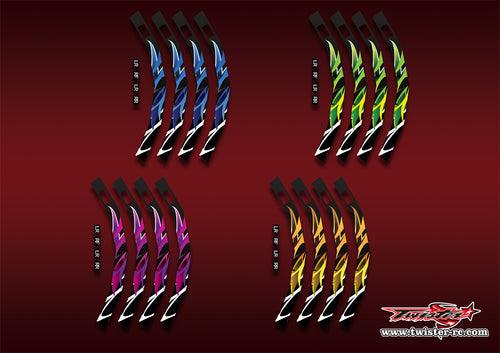 TR-CWS-MA2   SKYRC Corner Weight System Metallic/Optical White Pattern Wrap ( Type A2 )4 Colors