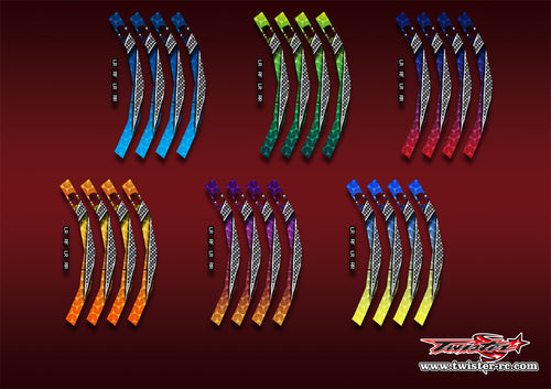 TR-CWS-MA3   SKYRC Corner Weight System Metallic/Optical White Pattern Wrap ( Type A3 ) 6 Colors