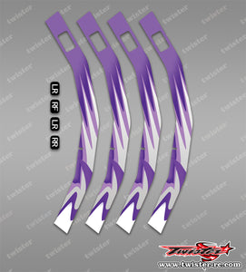 TR-CWS-MA5   SKYRC Corner Weight System Metallic/Optical White Pattern Wrap ( Type A5 ) 4 Colors
