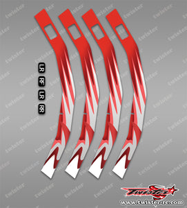TR-CWS-MA5   SKYRC Corner Weight System Metallic/Optical White Pattern Wrap ( Type A5 ) 4 Colors