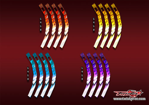 TR-CWS-MA6   SKYRC Corner Weight System Metallic/Optical White Pattern Wrap( Type A6 )4 Colors