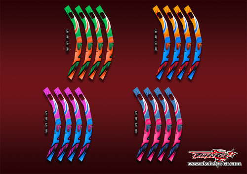 TR-CWS-MA7   SKYRC Corner Weight System Metallic/Optical White Pattern Wrap ( Type A7 )4 Colors