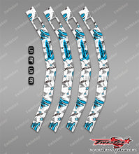 TR-CWS-MT2    SKYRC Corner Weight System Optical White Pattern Wrap ( Type MT2 )4 Colors