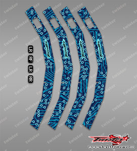 TR-CWS-MT4    SKYRC Corner Weight System Optical White Pattern Wrap ( Type MT4 ) 4 Colors