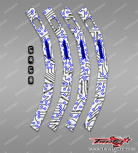 TR-CWS-MT4    SKYRC Corner Weight System Optical White Pattern Wrap ( Type MT4 ) 4 Colors