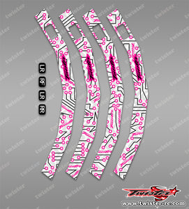 TR-CWS-MT4    SKYRC Corner Weight System Optical White Pattern Wrap ( Type MT4 ) 4 Colors