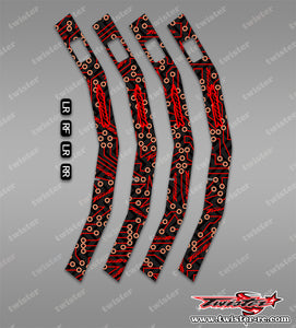 TR-CWS-MT4    SKYRC Corner Weight System Optical White Pattern Wrap ( Type MT4 ) 4 Colors