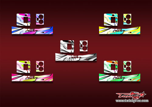 TR-D2-MA21   ISDT D2 Charger Metallic/Optical White Pattern Wrap ( Type A21 ) 5 Colors