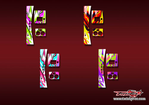 TR-D2-MA22   ISDT D2 Charger Metallic/Optical White Pattern Wrap ( Type A22 ) 4 Colors