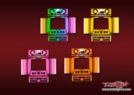 TR-D8neo-MA11   SKYRC D8neo Metallic/Optical White Pattern Wrap ( Type A11 )  4 Colors