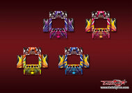 TR-D8neo-MA15   SKYRC D8neo Metallic/Optical White Pattern Wrap ( Type A15)4 Colors