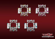 TR-D8neo-MT2   SKYRC D8neo Optical White Pattern Wrap ( Type MT2 )4 Colors