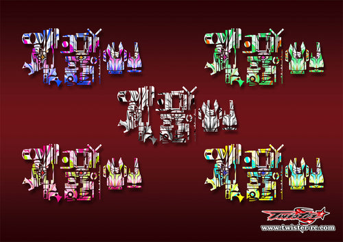 TR-EX2-MA21    KO EX-2 Metallic/Optical White Pattern Wrap ( Type A21 ) 5 Colors